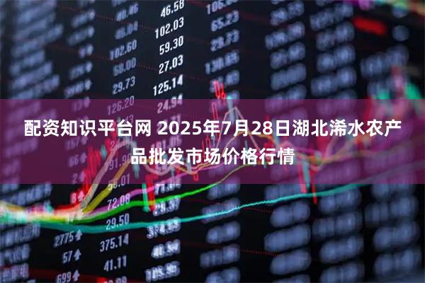 配资知识平台网 2025年7月28日湖北浠水农产品批发市场价格行情